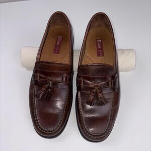 G.H. Bass Weejuns Mens 13 M Havana Brown Leather Tassel Loafer Retro Classic